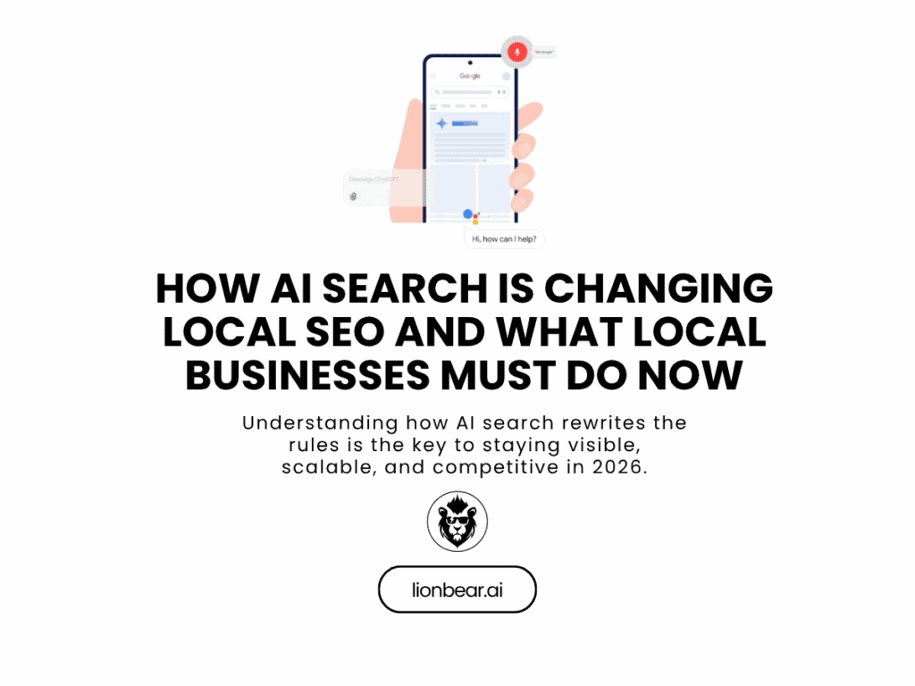 AI search engines changing local SEO