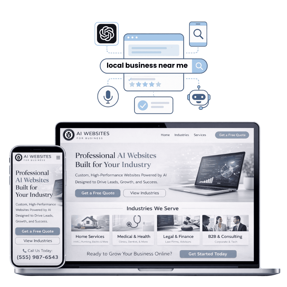 AI Website Design for Local Businesses