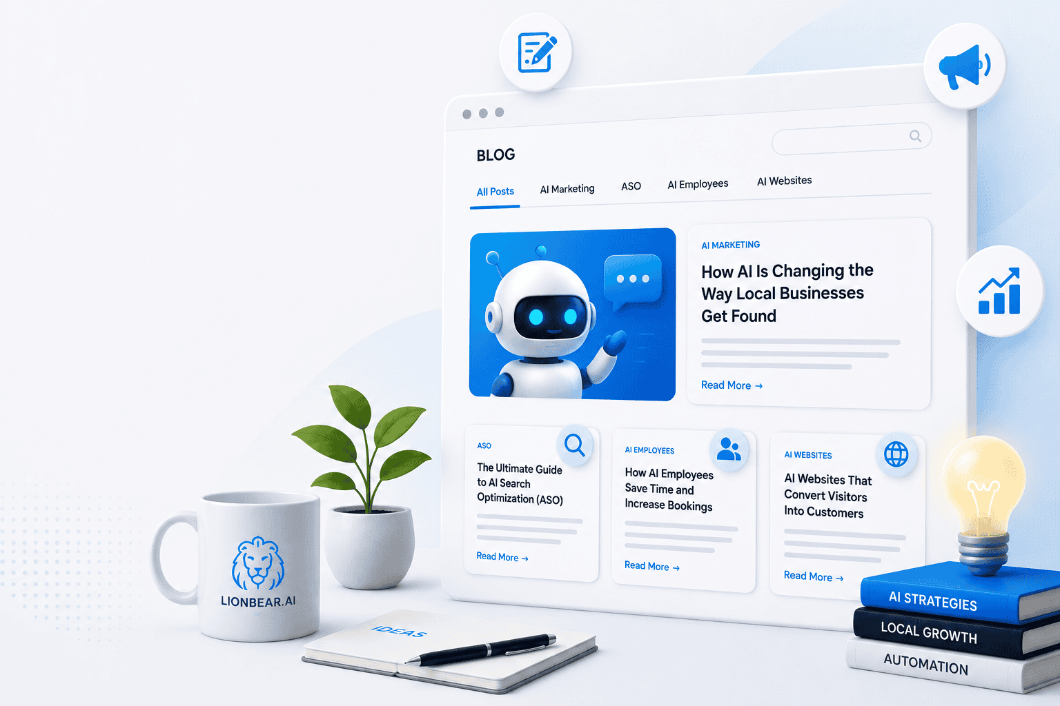 AI Marketing Blog for Local Businesses — LionBear.ai