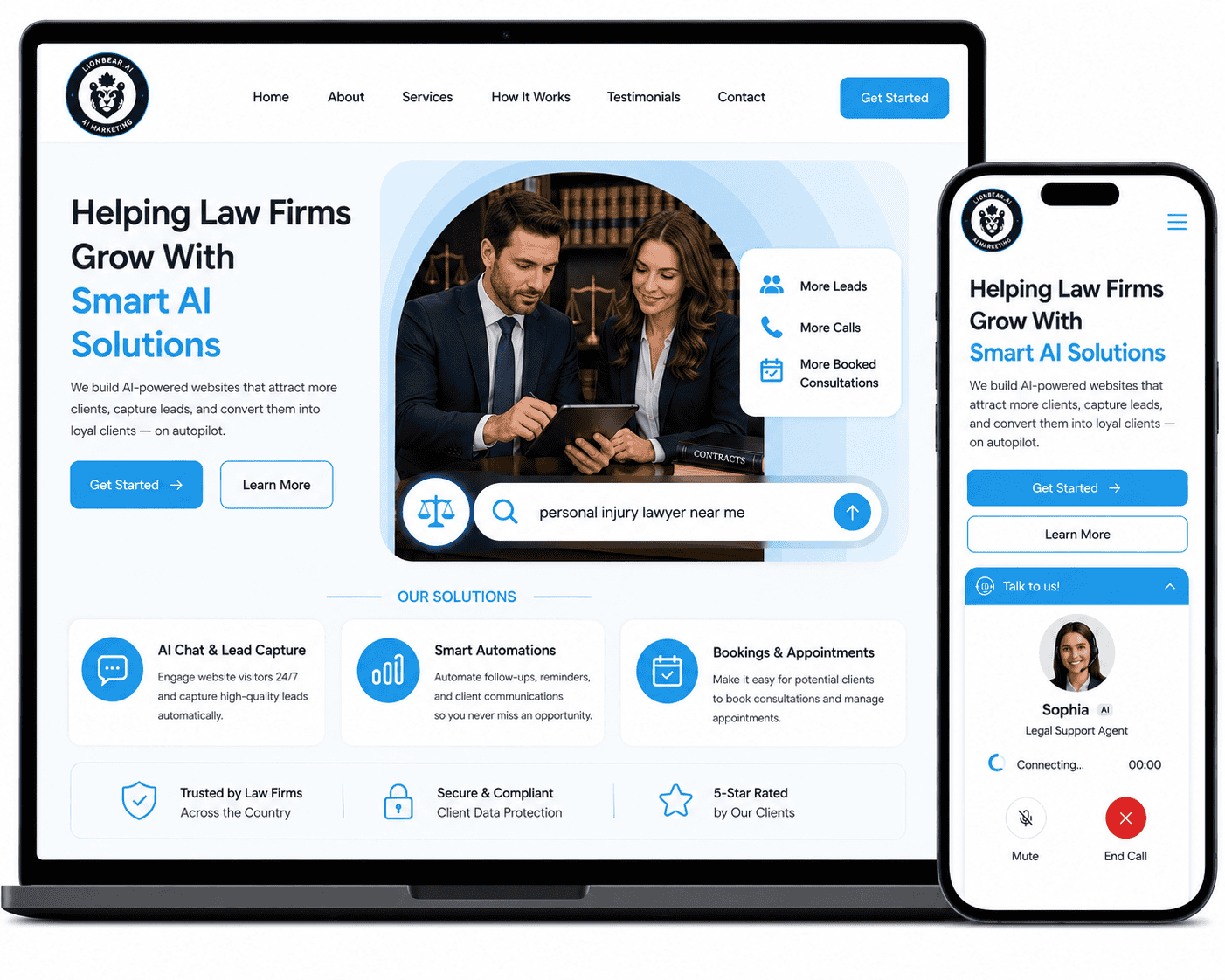 AI Websites for Law Firms — LionBear.ai
