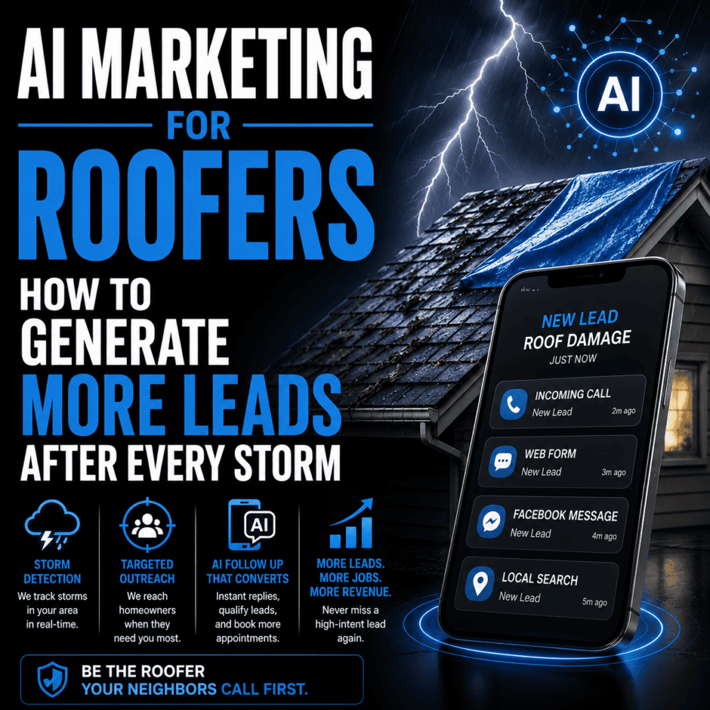 AI Marketing for Roofers: How to Generate More Leads After Every Storm