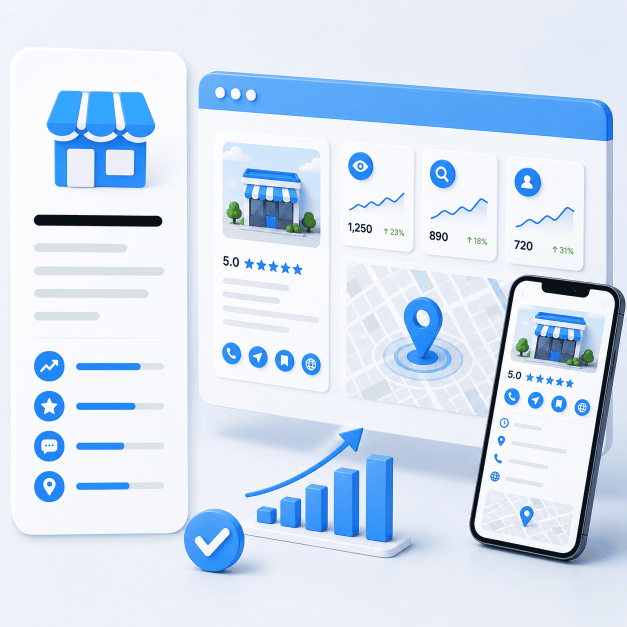 Google Business Profile optimization for local businesses — LionBear.ai GBP management