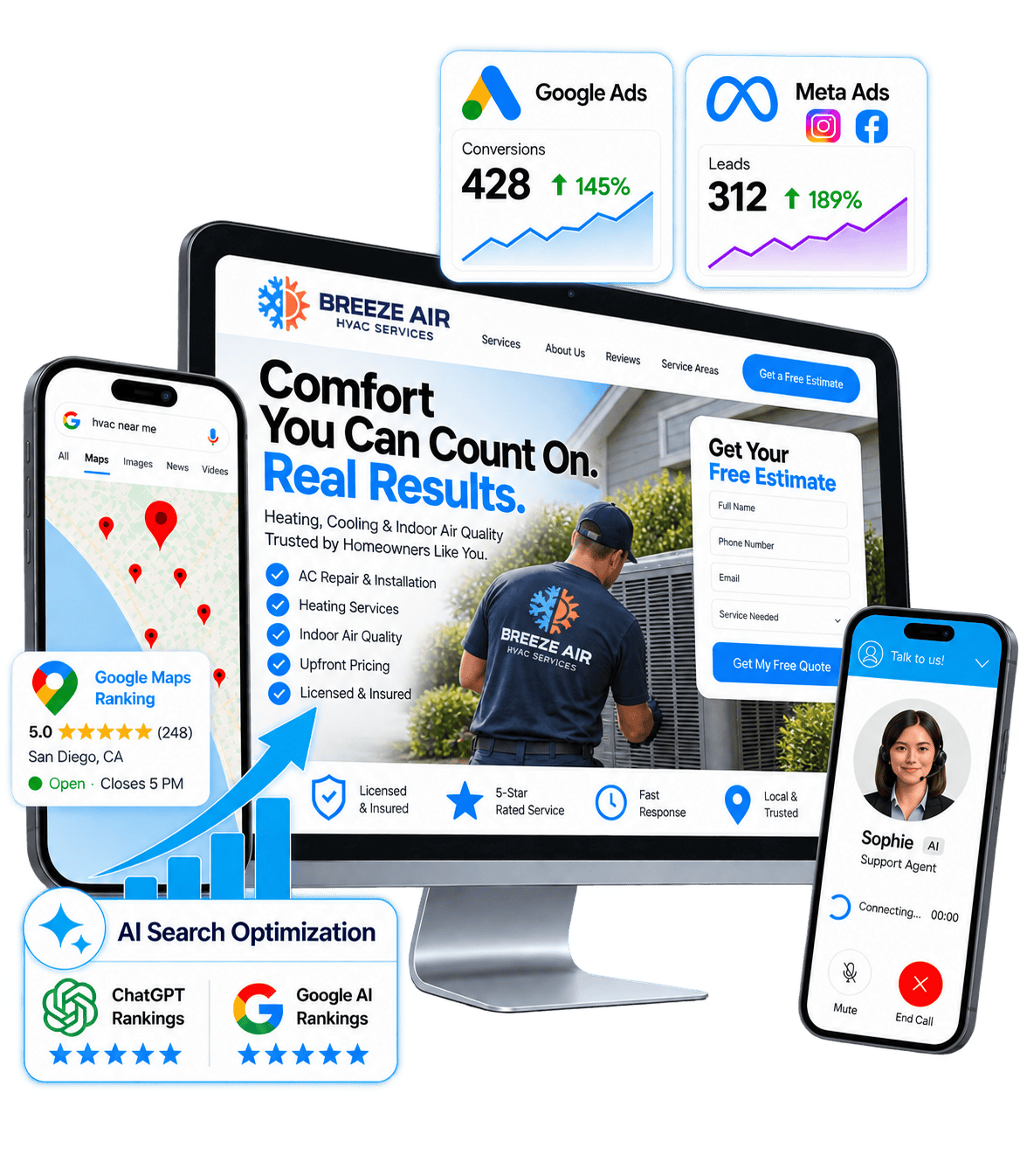 AI Marketing for HVAC Companies in San Diego