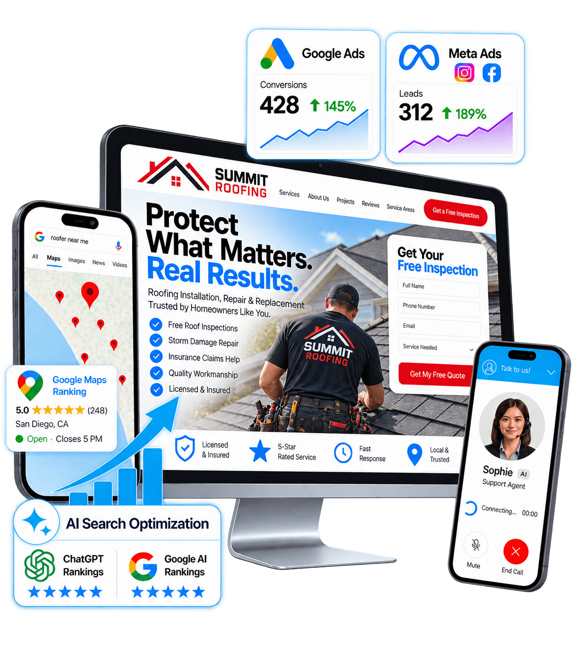 AI Marketing for Roofers